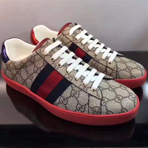 gucci ace men's shoe|Gucci ace sneakers men discounted.